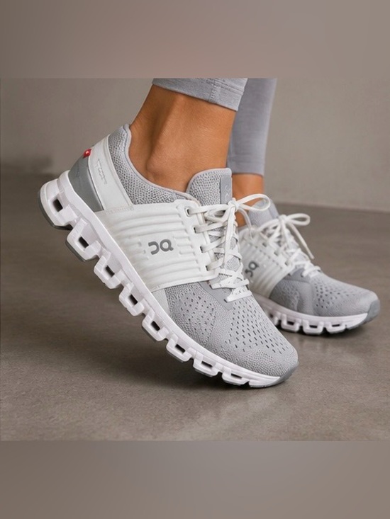 On Running Shoes - On Cloudswift Running Shoes in Light Gray and White women’s US 7 EU 38 sneakers
